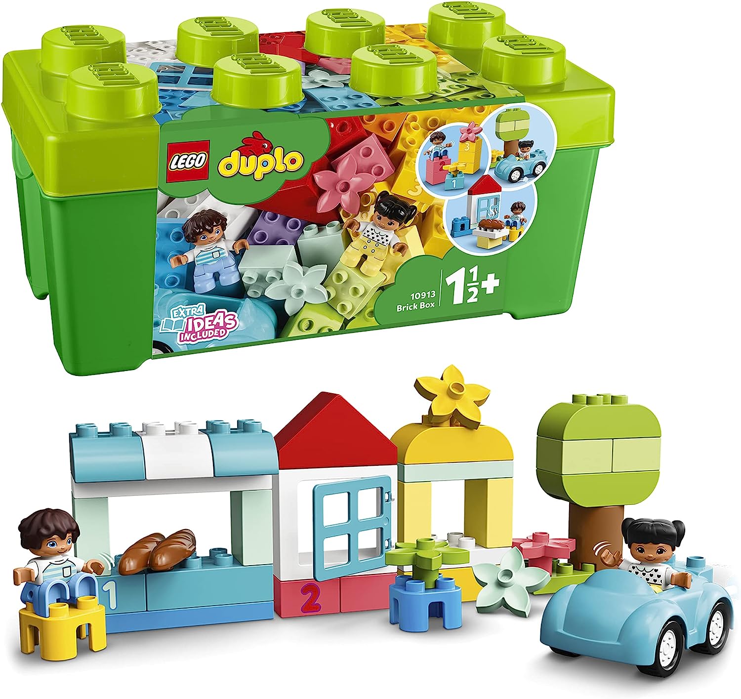 Duplo Classic Brick Building Set in Brick Box Storage 10913