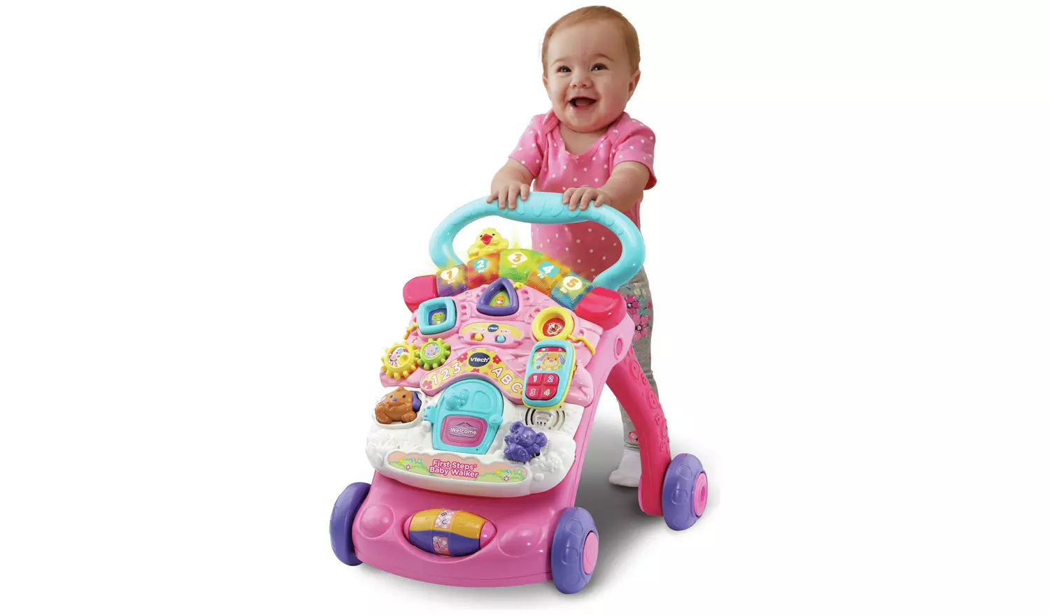 Vtech First Steps Baby Walker - Pink