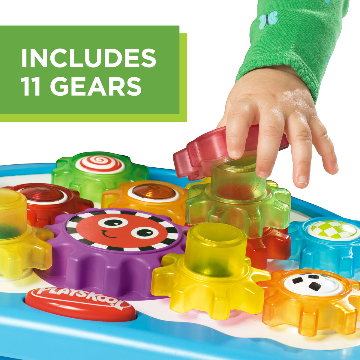 Playskool Explore 'n Grow Busy Gears. Includes 11 Gears