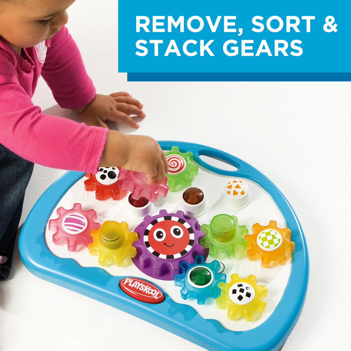 Playskool Explore 'n Grow Busy Gears. Remove, Sort & Stack Gears.