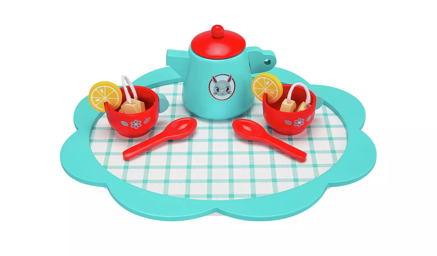 Chad Valley Wooden Tea Set Playset