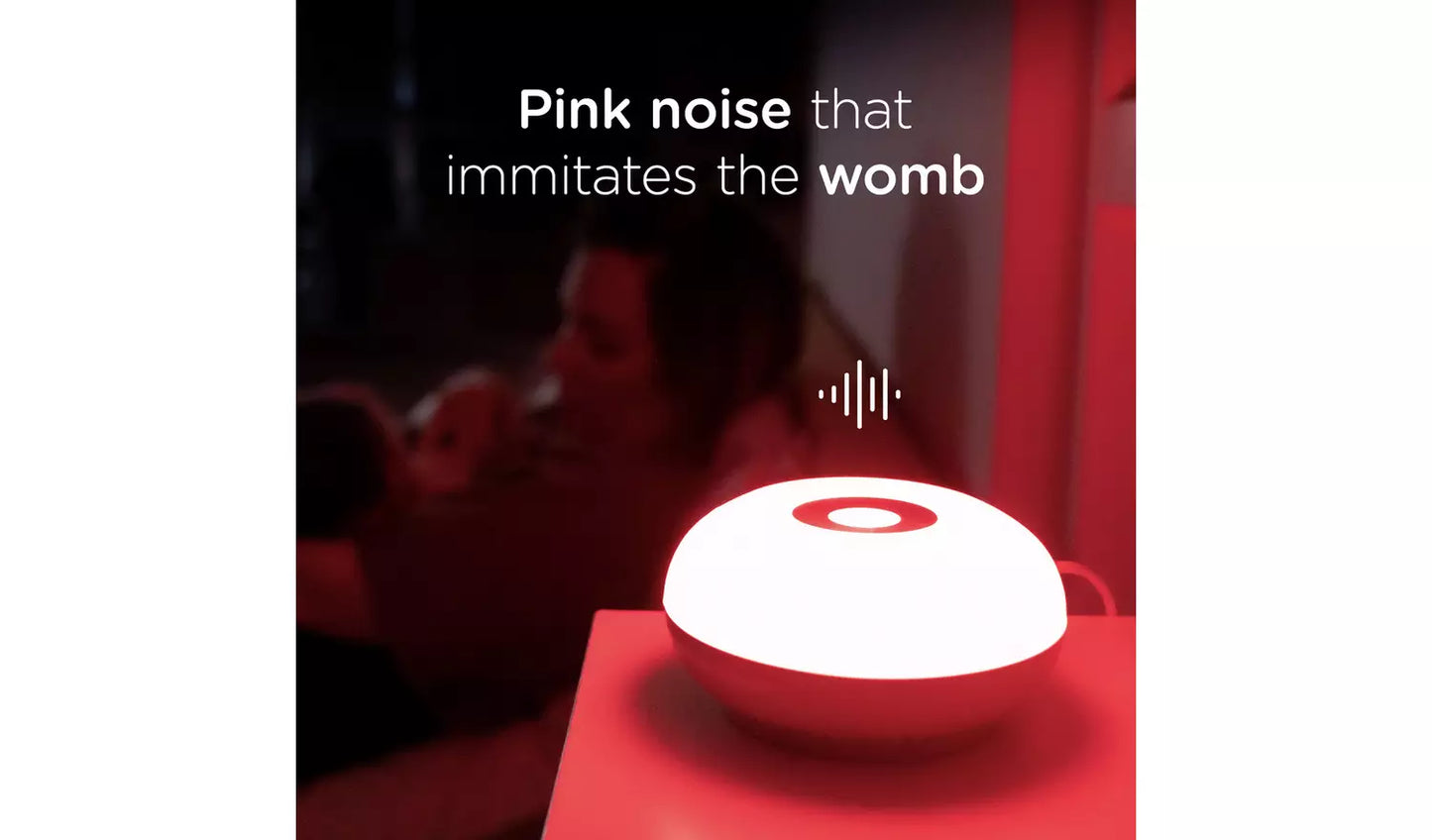 Pink noise that imitates the womb.