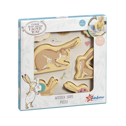 Guess How Much I Love You Wooden Shape Puzzle