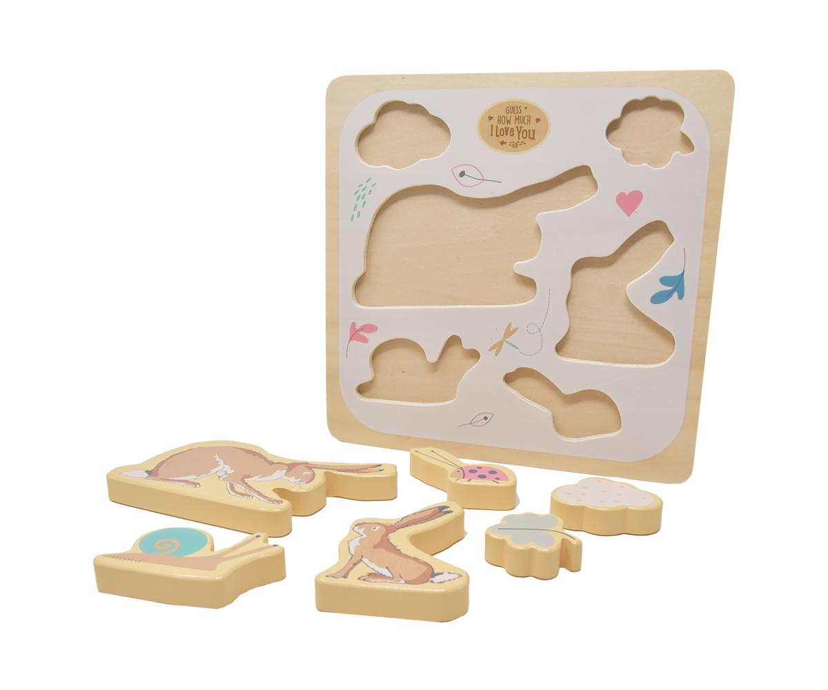 Guess How Much I Love You Wooden Shape Puzzle