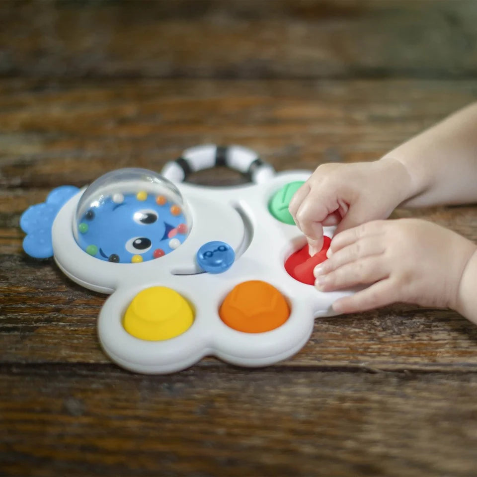 Baby Einstein, Opus’s Shape Pops Sensory Rattle & Teether