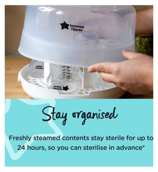 Tommee Tippee Closer to Nature Babycare Micro-steam Steriliser