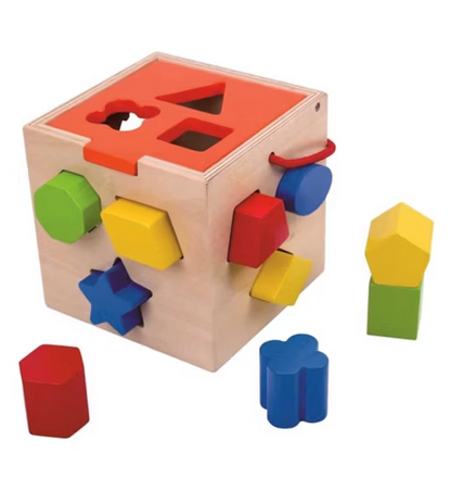 Tooky Toys – Wooden Shape Sorter