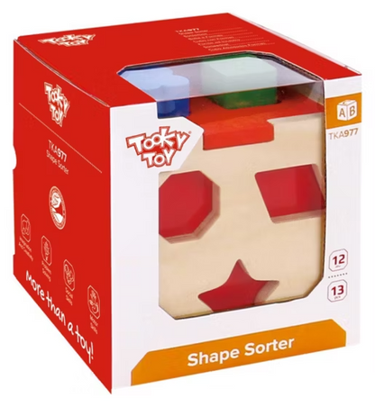 Tooky Toys – Wooden Shape Sorter