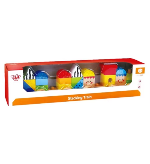 Tooky Toys – Wooden Stacking Train