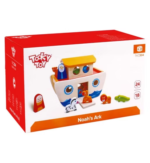 Tooky Toy's Wooden Noah's Ark