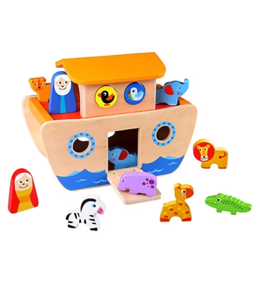 Tooky Toy's Wooden Noah's Ark