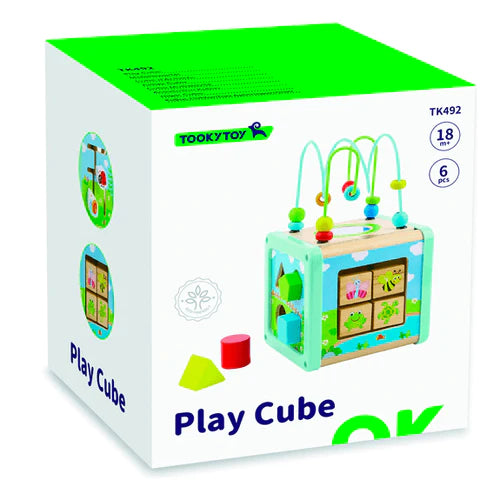 Tooky Toy Wooden Play Cube