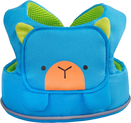 Front of the Trunki ToddlePak - Fuss Free Baby Walking Reins and Toddler Safety Harness – Bert Bear (Blue)