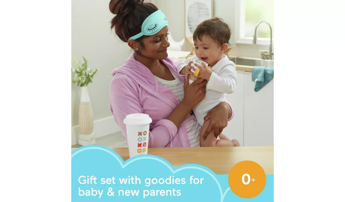 Gift set with goodies for baby & new parents. From birth - 0 months plus.