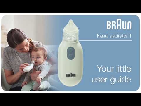 Video user guide for the Braun Nasal Aspirator 1